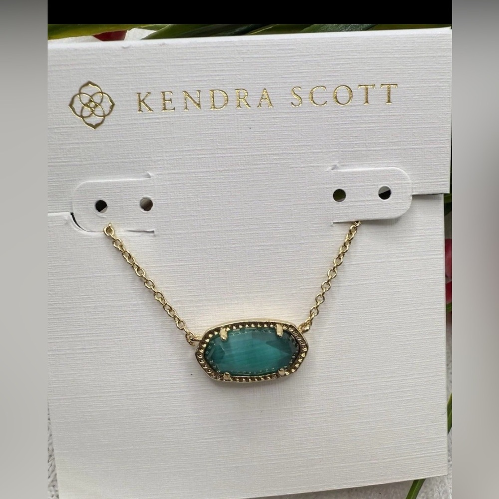 Kendra Scott Gold and Gemstone Necklace
